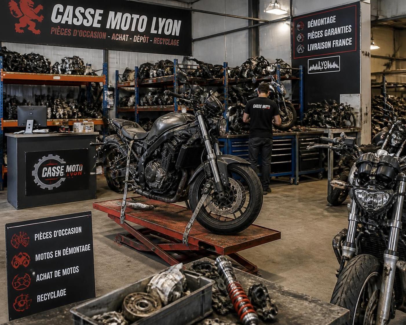 découvrez où trouver une moto casse fiable à lyon en 2026. guide complet des meilleurs adresses pour acheter des pièces détachées de qualité et moto d'occasion.