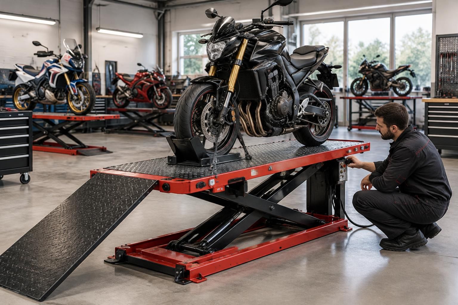 découvrez les meilleurs ponts pour moto en 2026 et les critères essentiels pour choisir un modèle adapté à votre moto, votre atelier et votre budget.